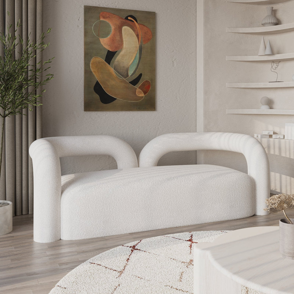 Arya 2S. Sofa / Boucle Upholstery