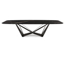 Table ESSAOUIRA en céramique — sur-mesure, atelier Halens Casablanca