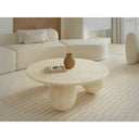 Travertine coffee table Lunar