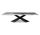 Table ASILAH en céramique — sur-mesure, atelier Halens Casablanca