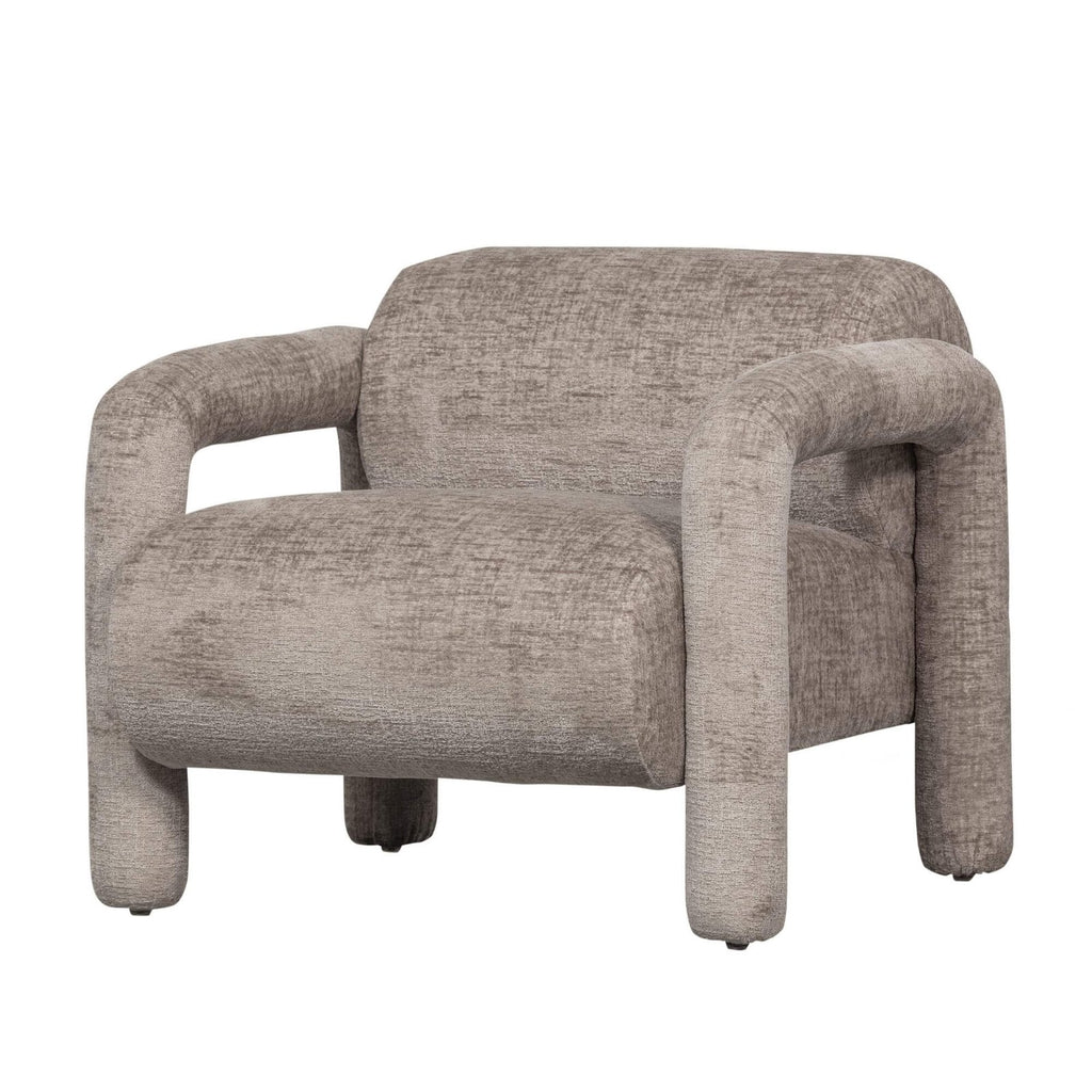 Fauteuil Lounge Lenny – Taupe