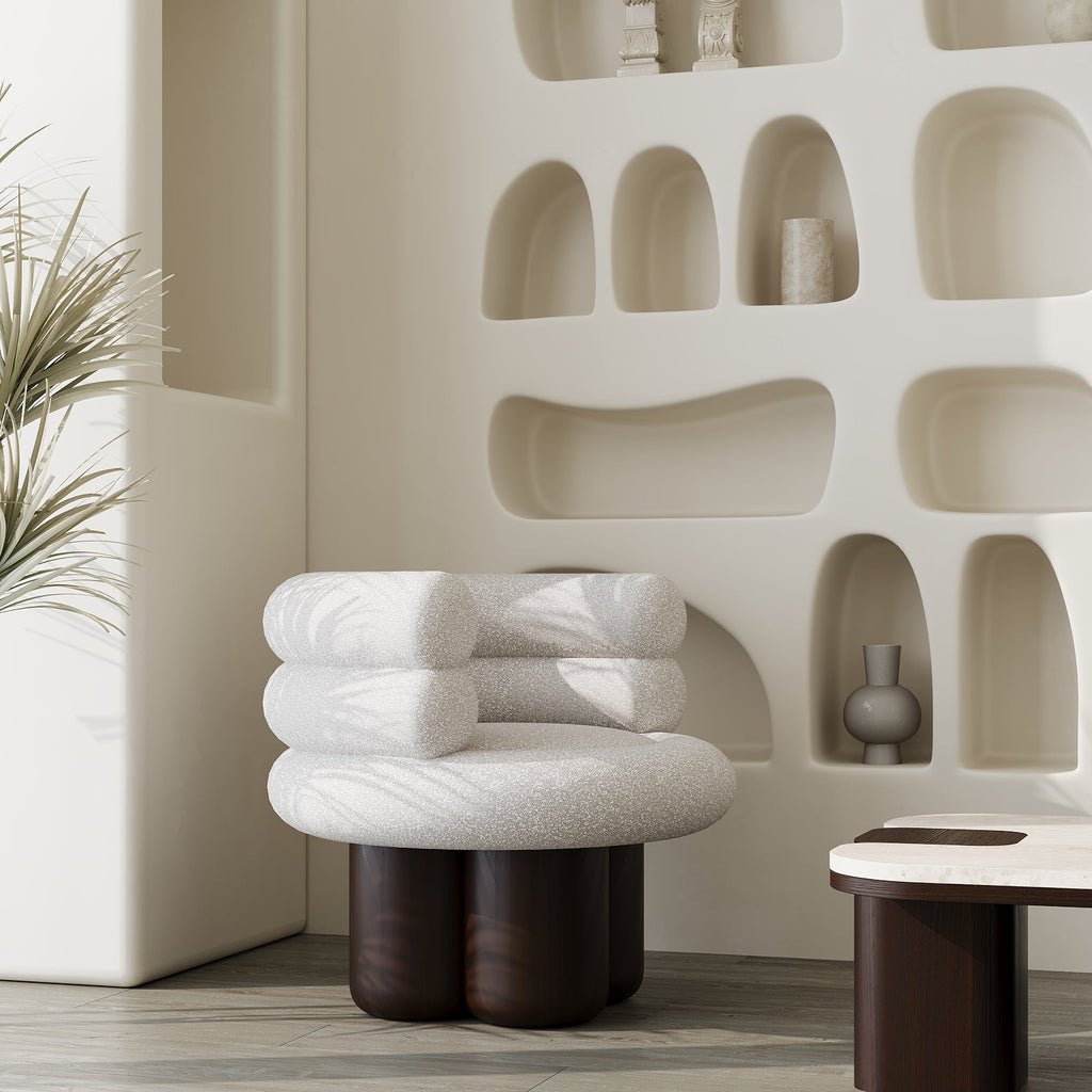 Irson Chair / Boucle Upholstery