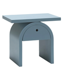 Portal Side Table — Children’s Arch Lacquer Nightstand with Drawer
