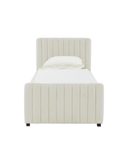 Stria Bed — Children’s All-Over Channel Stitch Velvet Single Bed
