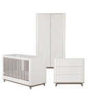 Neve Nursery Set — 3-Piece Modern Cot, Dresser & Wardrobe
