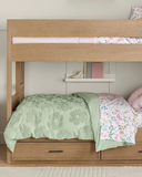 Modo Bunk Bed — Modern Solid Oak Bunk Bed with Under-Bed Storage