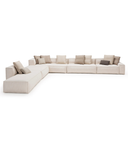 The Plano Sectional — Ultra-Low Armless Modular L-Shape Sofa