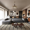 Gian Italian Design / 3S. Straight Arm L-Shape Sofa