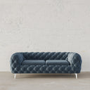 Koffler Chesterfield Sofa / 180 x 100 CM 2S. Velvet Upholstery