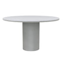 Round table in waxed concrete (Assia)
