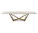 Table ESSAOUIRA en céramique — sur-mesure, atelier Halens Casablanca