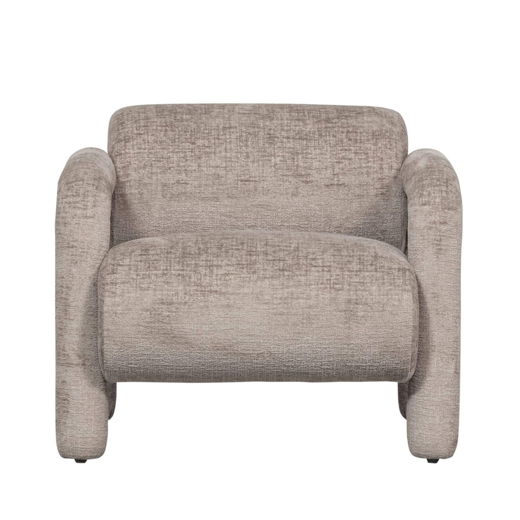 Fauteuil Lounge Lenny – Taupe