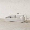 Palmero 3S. Italian Design / High-End Linen Upholstery