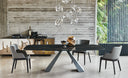 Table TANGER en céramique — sur-mesure, atelier Halens Casablanca