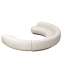 The Crescent Sofa — Curved Modular Sectional with Plinth Base