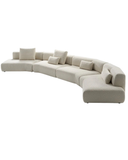 The Sera Sectional — Grand Modular Curved Bouclé Sofa