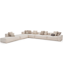 The Plano Sectional — Ultra-Low Armless Modular L-Shape Sofa