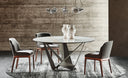 Table CHEFCHAOUEN en céramique — sur-mesure, atelier Halens Casablanca