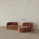 Helga Sofa 3S / Movable Ottoman