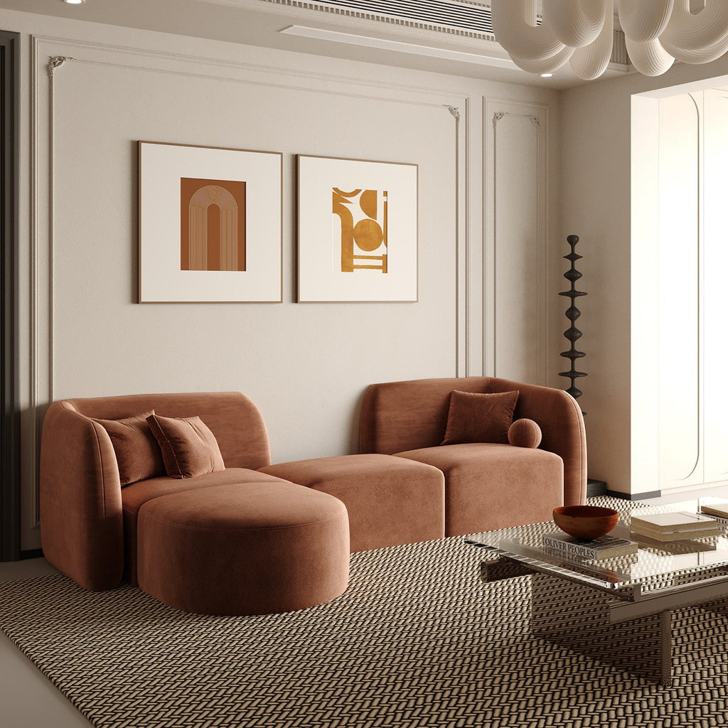 Helga Sofa 3S / Movable Ottoman