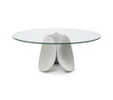Table OUARZAZATE en céramique — sur-mesure, atelier Halens Casablanca