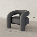 Linda Velvet Armchair