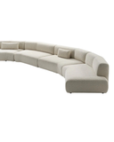 The Sera Sectional — Grand Modular Curved Bouclé Sofa