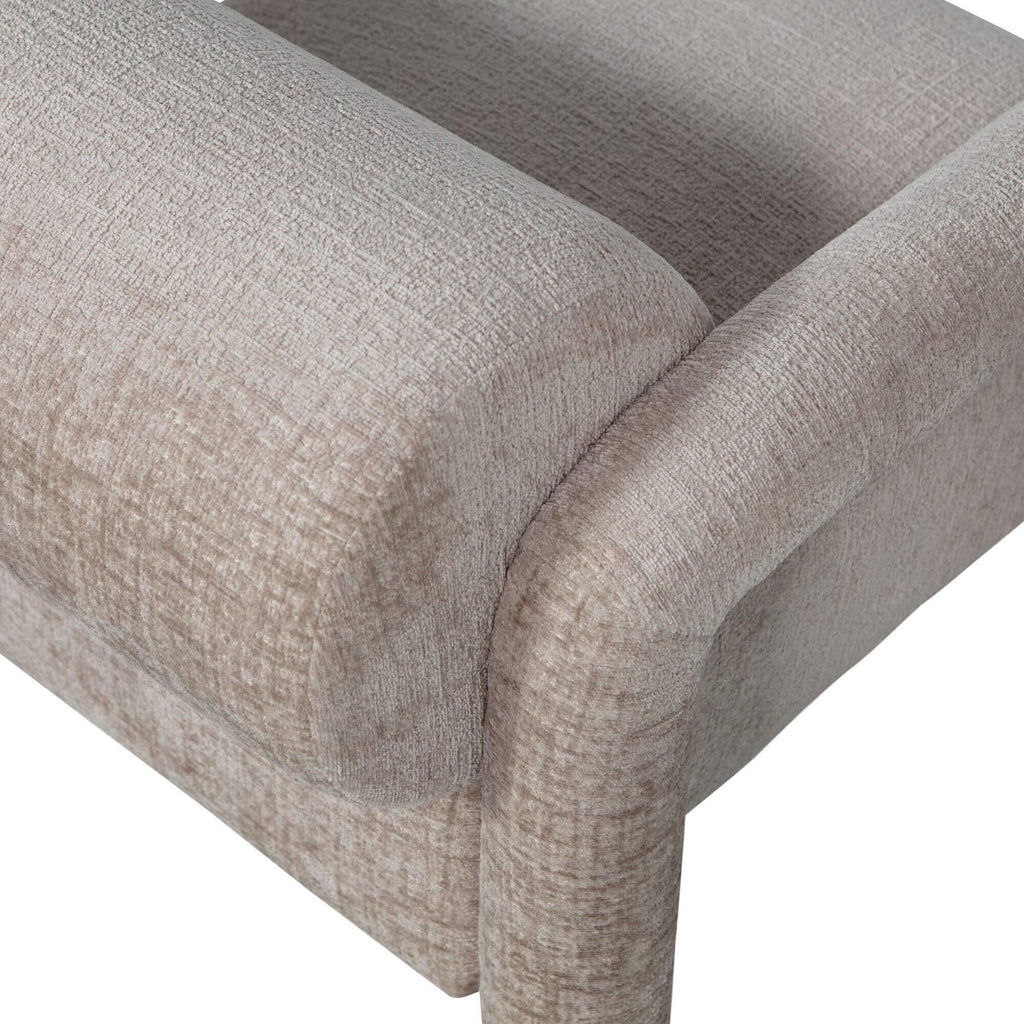 Fauteuil Lounge Lenny – Taupe