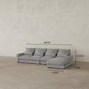 Abramo Italian Design Sofa / Jade Upholstery