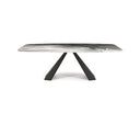 Table TAROUDANT en céramique — sur-mesure, atelier Halens Casablanca