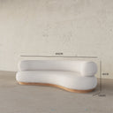 Dreamy Sofa 3S / White Boucle