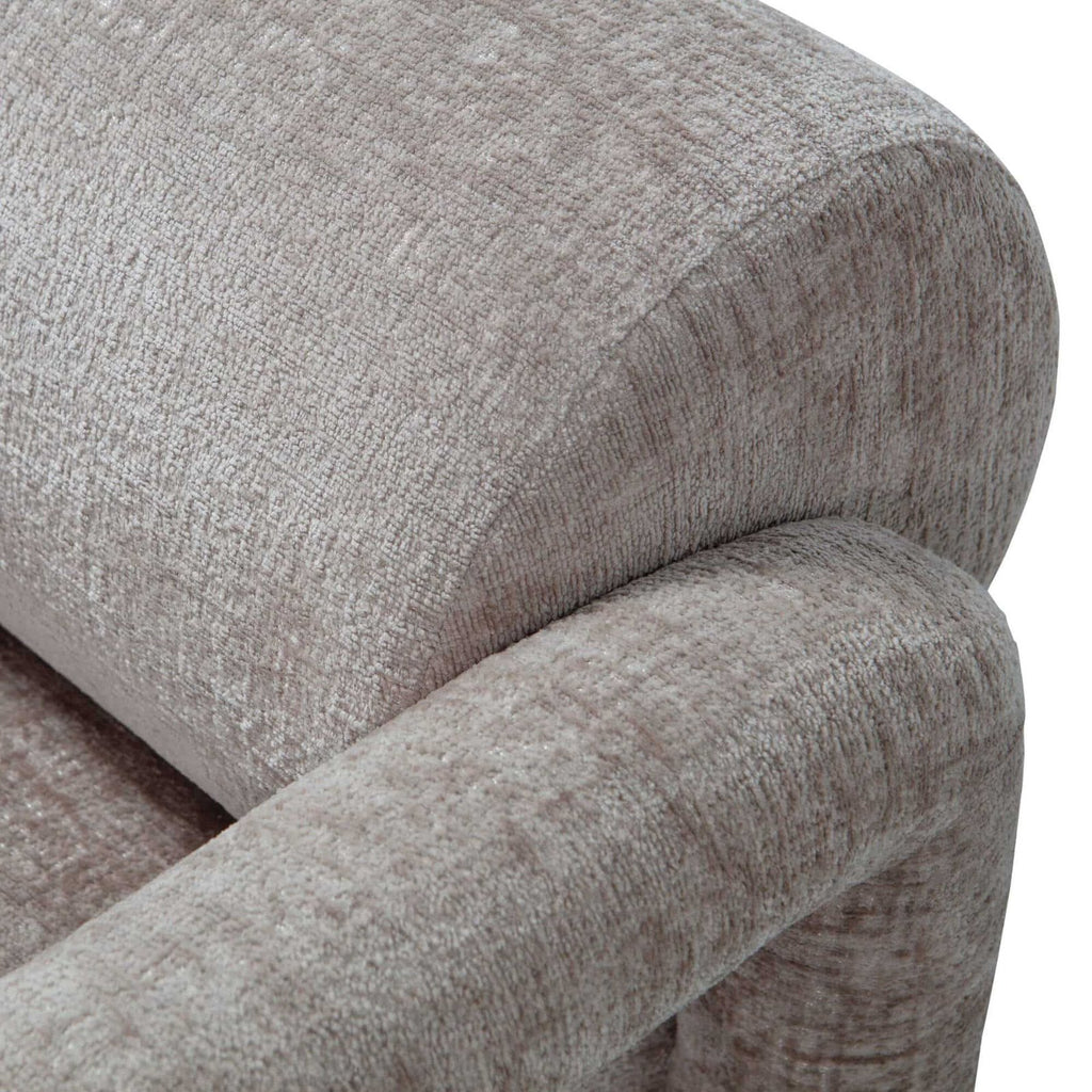 Fauteuil Lounge Lenny – Taupe