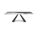 Table TAROUDANT en céramique — sur-mesure, atelier Halens Casablanca