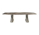 Table OUDAYA en céramique — sur-mesure, atelier Halens Casablanca