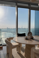 Belova Travertine Round Dining Table