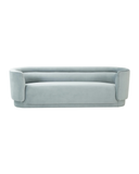 Modern Light Blue Velvet Sofa – Sleek Lines & Plush Comfort