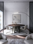 Table DAKHLA en céramique — sur-mesure, atelier Halens Casablanca