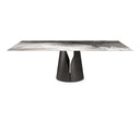 Table OURIKA en céramique — sur-mesure, atelier Halens Casablanca