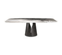 Table OURIKA en céramique — sur-mesure, atelier Halens Casablanca