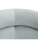 Modern Light Blue Velvet Sofa – Sleek Lines & Plush Comfort