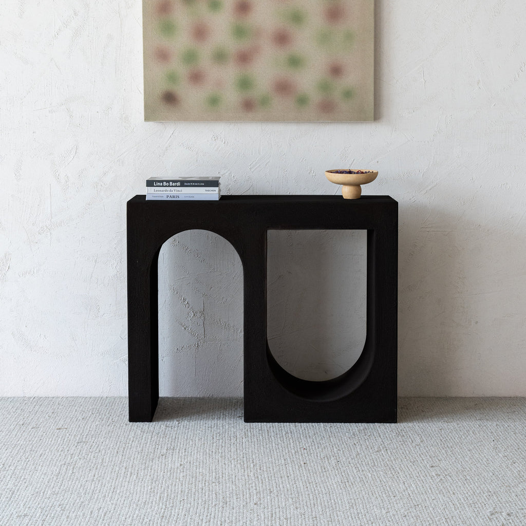 Alaska Vista Modern Arch Console Table
