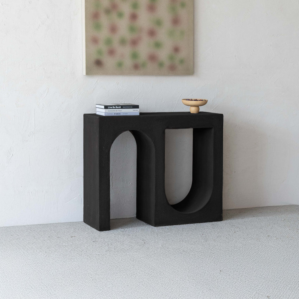 Alaska Vista Modern Arch Console Table