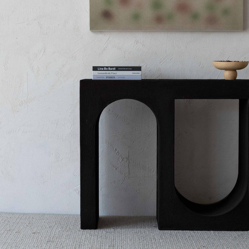 Alaska Vista Modern Arch Console Table
