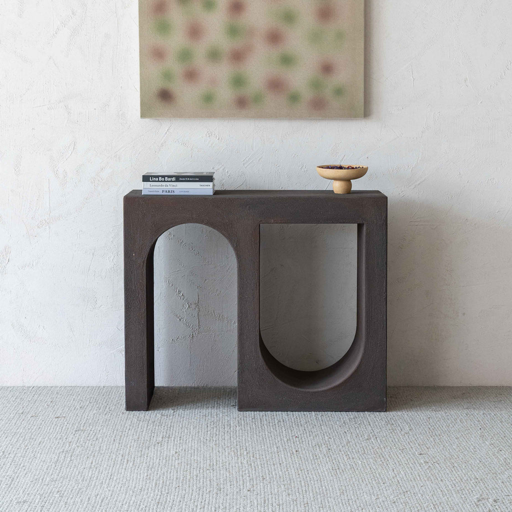 Alaska Vista Modern Arch Console Table