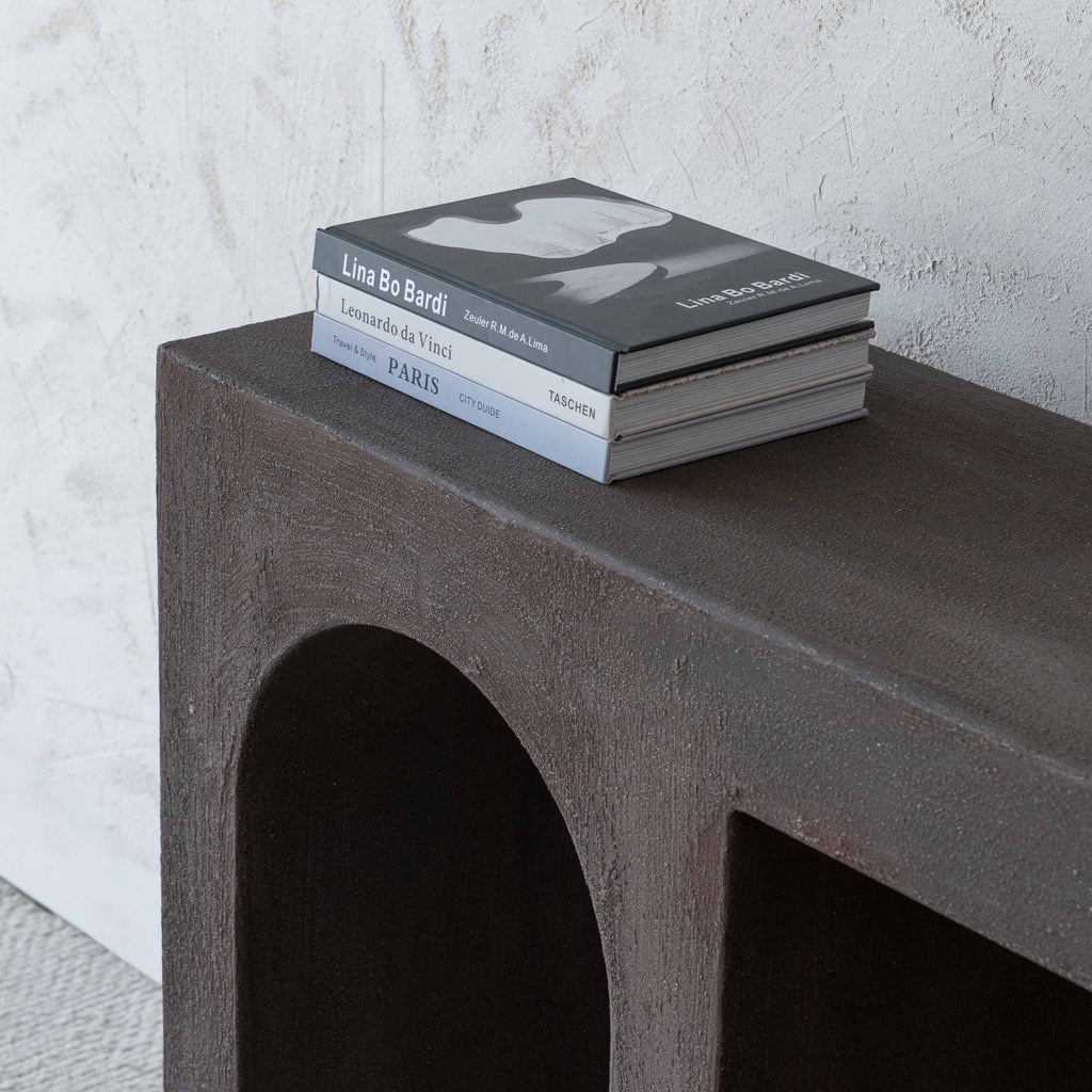 Alaska Vista Modern Arch Console Table