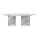 Oval marble table (Nelson)