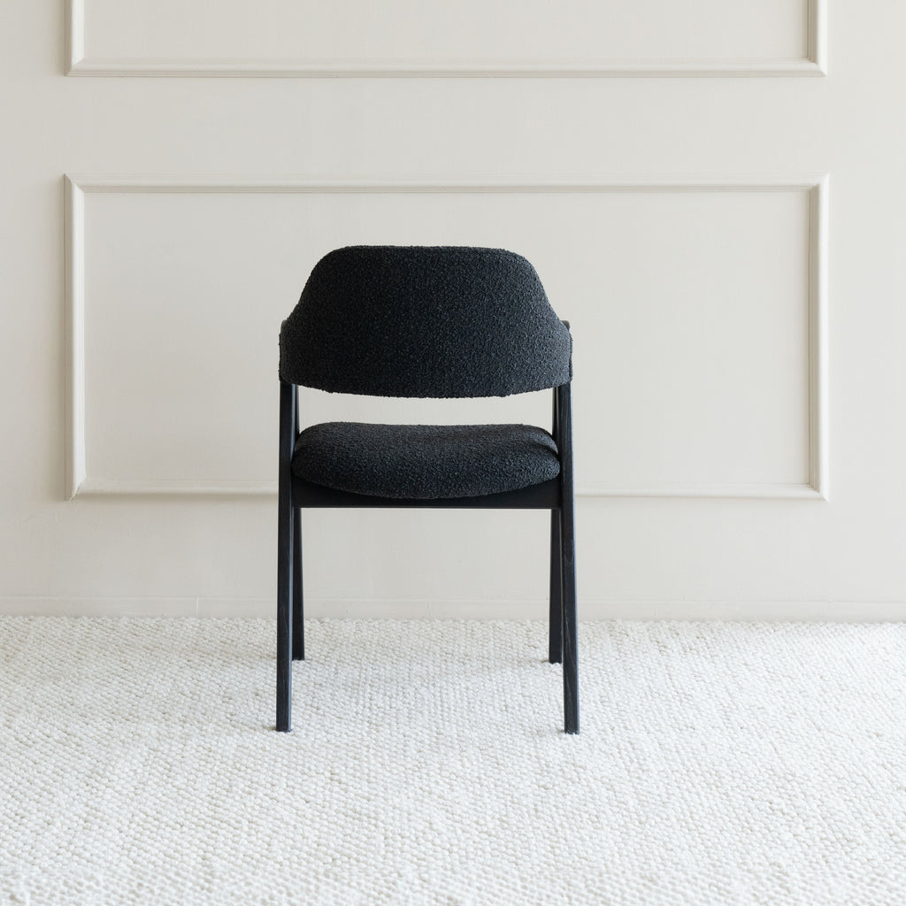 Ashley Wooden Dining Chair - Boucle