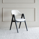 Ashley Wooden Dining Chair - Boucle