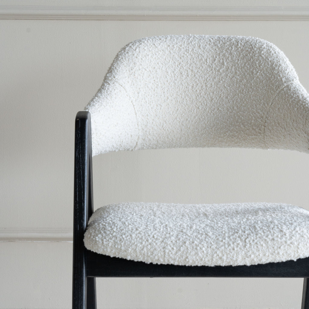 Ashley Wooden Dining Chair - Boucle