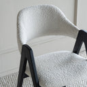 Ashley Wooden Dining Chair - Boucle